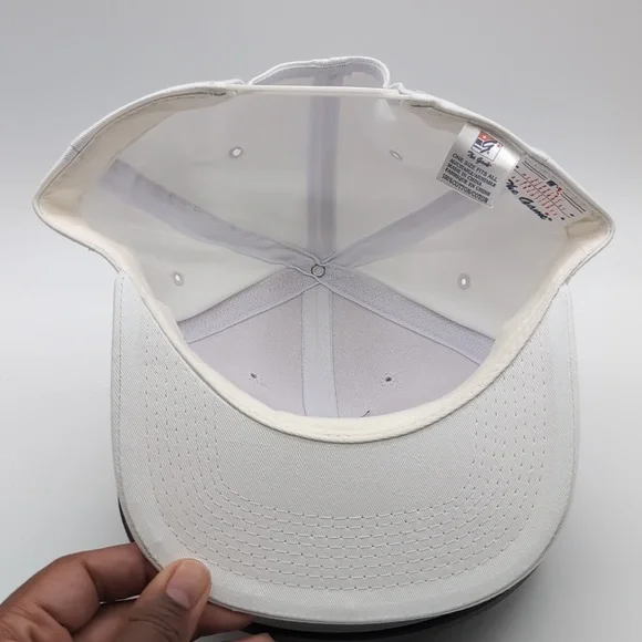 The Game| NWT Vintage MLB Detroit Tigers White Sports Cap Snap Back - Picture 8 of 10